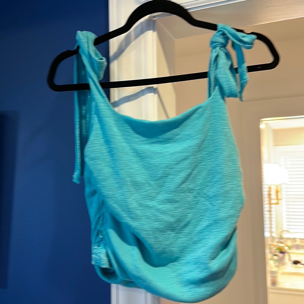 Free People Turquoise Tank Top